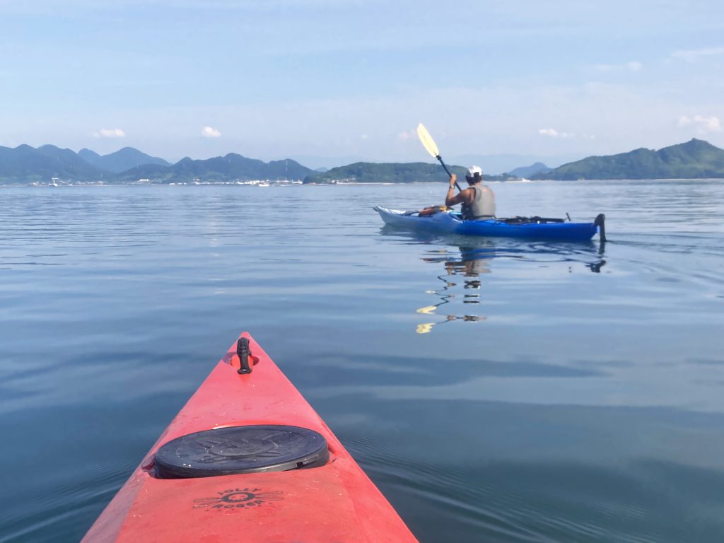 瀬戸内海をカヤックで漕ぐ