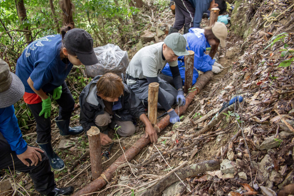 しずくしがら組み