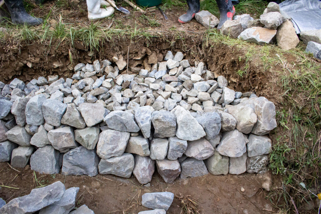 しずく石積み
