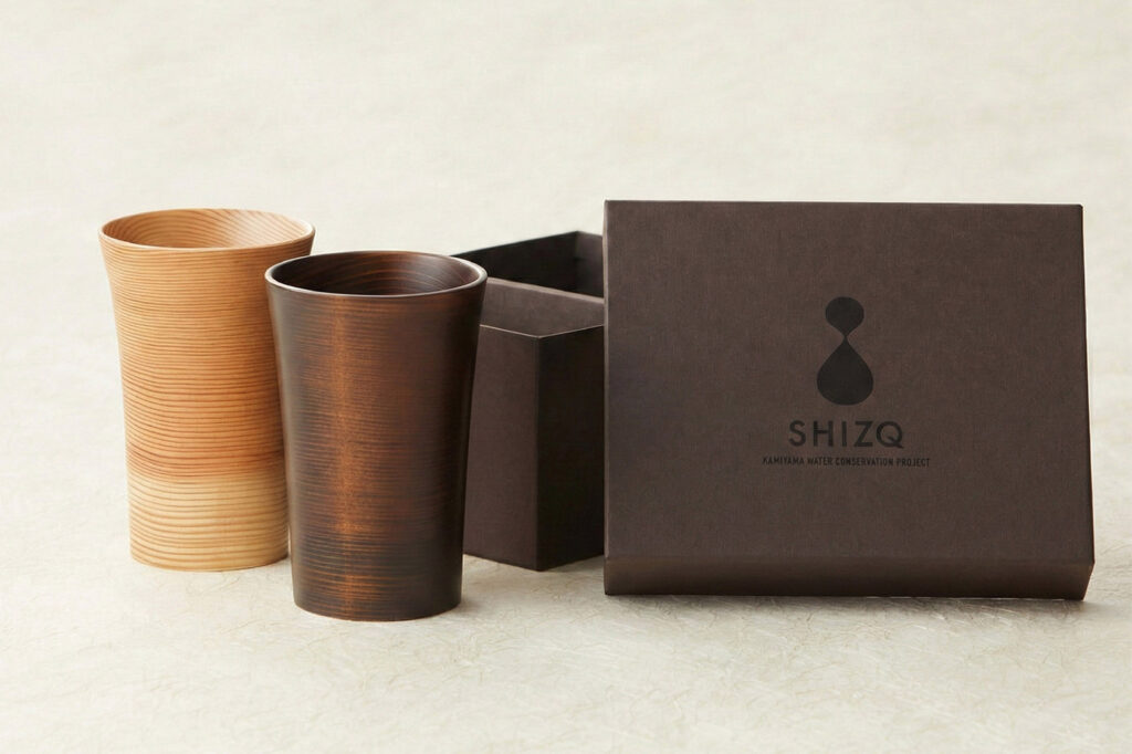 SHIZQ 鶴 タンブラーと亀タンブラーのペアセット