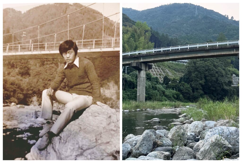 敬典さんのお父さんが若かりしき頃の写真