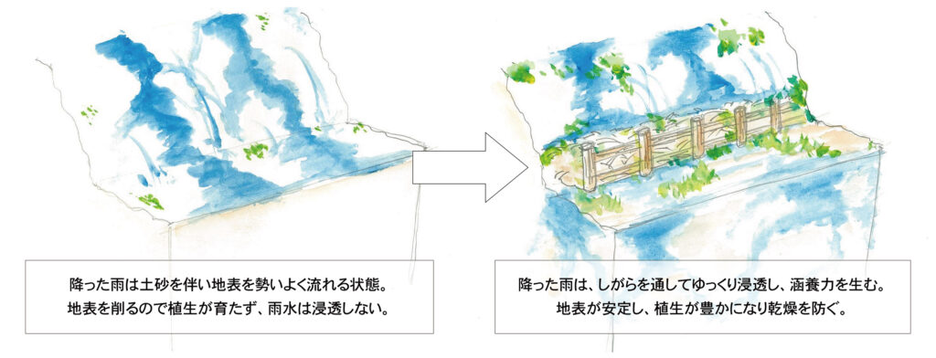 しがら解説図